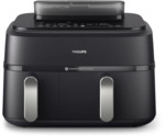 Steam Airfryer NA551/00 5000 Series Doppel-Hei&szlig;luftfritteuse