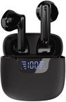 Bluetooth&reg; Union Pair TWS Digital-Display Headset schwarz (63991) In-Ear Kopfh&ouml;rer