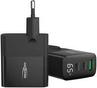 Home Charger mit Display HC365PD 65W, USB-C, USB-A