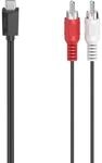 Audio-Kabel, USB-C-Stecker - Cinch-Stecker, Stereo, 1,50 m (00200730)