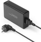 USB-Ladestation 5 Ports, GaN, Schnellladeger&auml;t, 4xUSB-C, 1xUSB-A, PD, 240 W