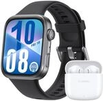 Watch Fit 4, schwarzes Geh&auml;use mit schwarzem Fluorelastomer-Armband + FreeBuds SE 2