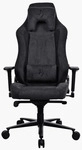 Vernazza Soft Fabric Gaming-Stuhl, Pure Black