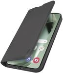 Klapph&uuml;lle mit St&auml;nder und Soft-Touch-Oberfl&auml;che f&uuml;r das Samsung Galaxy S24 FE,