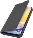 Klapph&uuml;lle mit St&auml;nder und Soft-Touch-Oberfl&auml;che f&uuml;r das Samsung A26, Schwarz