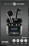 Music & Sound Bluetooth Earphones Spark Black (61056) In-Ear Kopfh&ouml;rer