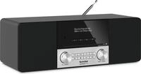 DIGITRADIO 3 ASA, Schwarz/Silber DAB+ Radio mit CD Player