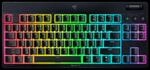 BlackWidow V4 Low-profile Tenkeyless HyperSpeed (Orange Switch), Schwarz
