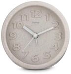 "Wecker ""Fuerteventura"", ohne Ticken, rund, &Oslash; 12 cm, Beige (00222221)"