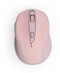 Funkmaus WM-400, ergonomisch, optisch, 6 Tasten, ohne Klickger&auml;usch, Pink (00173039)