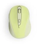 Funkmaus WM-400, ergonomisch, optisch, 6 Tasten, ohne Klickger&auml;usch, Gr&uuml;n