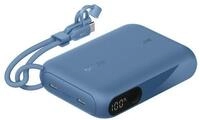 BoostCharge Powerbank 10K* mit Display, Blau