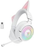 Kraken Kitty V3 Pro, Wei&szlig; Gaming-Headset
