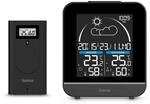 "Wetterstation ""La Gomera"", mit Au&szlig;ensensor, Funk, Wecker, Schwarz...