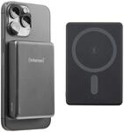 Intenso Magnetic Wireless Powerbank MW10000, 10000 mAh, Grau