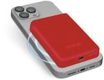 5000 mAh kabellose magnetische Powerbank, Red