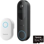 D340B Video Doorbell + Reolink Chime + 64GB MicroSD