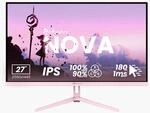 Nova, Pink, 27 Zoll, QHD, IPS, 180 Hz, 1 ms Gaming-Monitor