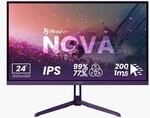 Nova, Lila, 24 Zoll, Full HD, IPS, 200 Hz, 1 ms Gaming-Monitor