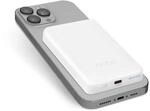 5000 mAh kabellose magnetische Powerbank Wei&szlig;