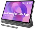 Idea Tab Plus + Stift und Folio Case, Grau, 12,1 Zoll, WQXGA, 90 Hz, IPS, 8 GB, 256