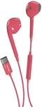 Tubb Kabelgebundene Ohrh&ouml;rer mit USB-C-Anschluss, Pink
