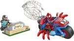Spidey auf Motorrad vs. Rhino