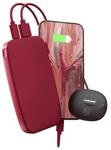 Powerbank 12000mAh USB-C, Ultra Fast Charge & 20W PD,Berry Red (00231824)