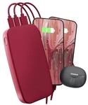 Powerbank 24000mAh USB-C, Ultra Fast Charging, 20W PD, Berry Red (00231834)