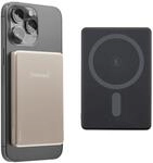 Intenso Magnetic Wireless Powerbank MW5000, 5000 mAh, Champagner