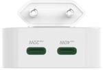 Schnellladeger&auml;t, GaN, 1x USB-C, faltbares Mini-Ladeger&auml;t, PD, 40 W, Wei&szlig;
