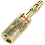 Audio-Lautsprecheradapter, Bananen-Stecker, 4er-Set (00205201)