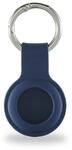 "Schl&uuml;sselanh&auml;nger ""Fantastic Feel"" f&uuml;r Apple AirTag, Silikon-Look, Blau