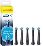 iO Ultimative Reinigung 4+1 Gratis, Schwarz Aufsteckb&uuml;rsten