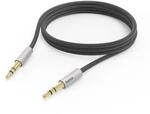 Aux-Kabel &ldquo;AluLine&ldquo; 3,5 mm Klinke &ndash; 3,5 mm Klinke, 2,0 m, Silber/Schwarz