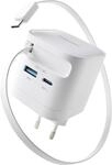 Power Adapter W65ACIC GaN Kompaktes Schnellladeger&auml;t mit 65 W Leistung, Wei&szlig;