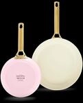 Padova Reserve 2-teiliges Bratpfannenset 20+26 cm Pink