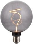 LED-Filamentlampe, E27, Globe G125, smoke, klar, extra Warmwei&szlig;, dimmbar...