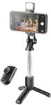 Bluetooth Selfie Stick Sparkle Black (60348) Selfie Sticks