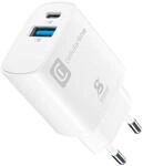 Dual Port Travel Charger Samsung PD 25W White (60786) Ladeger&auml;t (USB-A + USB-C)