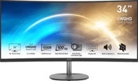 PRO MP341CQDE, Schwarz, 34 Zoll, Curved, UWQHD, VA, 100 Hz, 1 ms