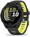 Forerunner 170 Schwarz mit Schnellwechsel-Silikon Armband 20 mm Smartwatch