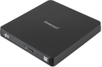 EOD 400D Slim externer CD/DVD-Brenner, Schwarz