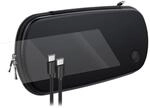 Travel Kit (Tasche/Kabel/Glas), Schwarz