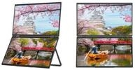 JN-DMD-IPS156F Dual-Monitor, Schwarz, 15,6 Zoll, Full HD, IPS, 60 Hz, 20 ms Portabler