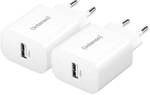 Power Adapter W5A Doppelpack, 5W, USB-A, Wei&szlig;