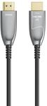 Ultra High Speed HDMI&trade;-Kabel, Glasfaser, AOC, zertifiziert, 8K, Alu, 15 m