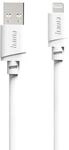 Ladekabel, USB-A - Lightning, f&uuml;r iPhone/iPad, MFi, 2 m, Wei&szlig; (00201801)