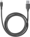 Soft Data Cable USB-A/ Lightning 1,2m Black (60192)