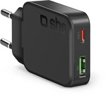 45-W-USB-C-Ultra-Slim-Wandladeger&auml;t mit 2 Anschl&uuml;ssen